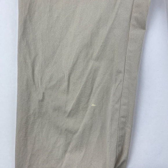 Banana Republic Stretch Pants Womens 8 Khaki Flat Front - Picture 4 of 11